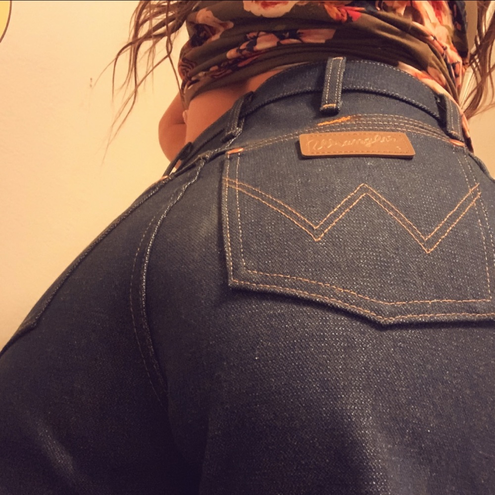 Distressed Wrangler Shorts